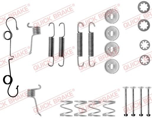 Kit de montaje de zapatas de freno traseras Ford Fiesta Mk1 hatchback (GBFT) (1976 - 1983) precio, desde 23,93 EUR